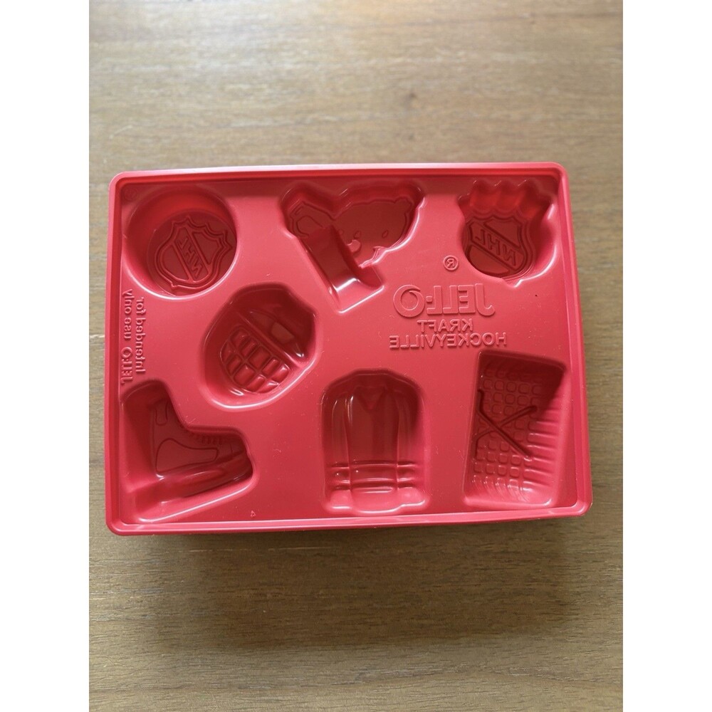 Jello Jiggler Mold Tray Hockey Kraft Hockeyville NHL Limited Edition two trays